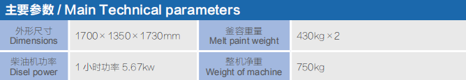 雙缸機械熱熔釜