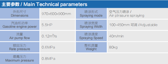 清掃手動兩用底漆噴涂機